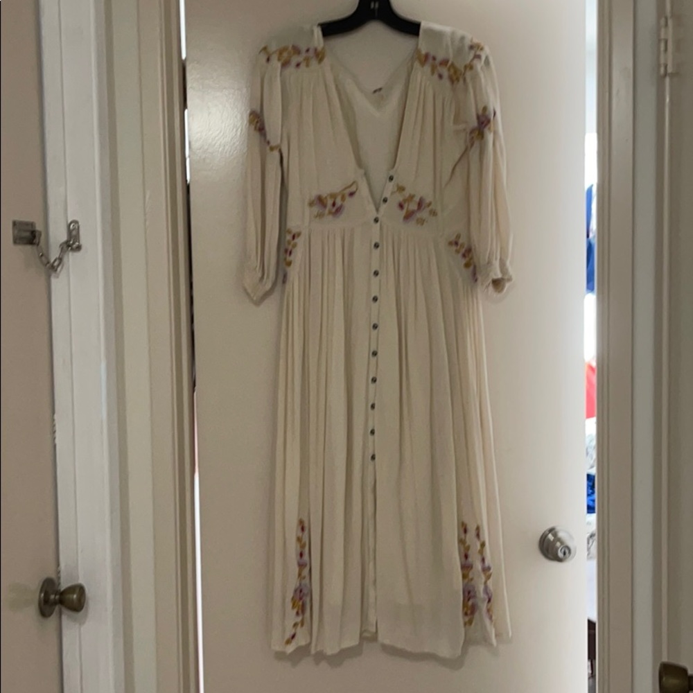 Flowing multi color dress